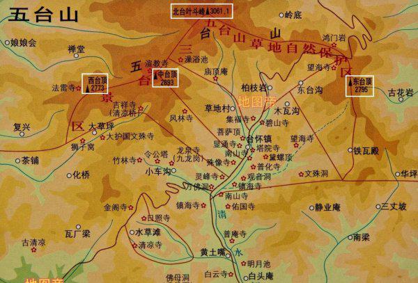 五台山在哪里具体位置