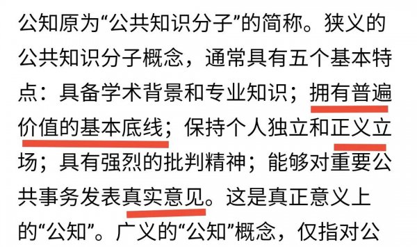 公知是什么意思