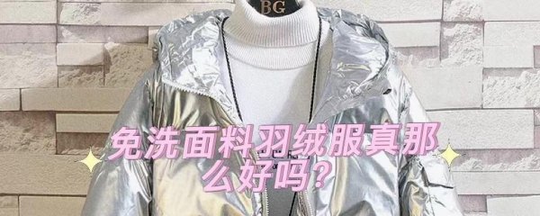 免洗羽绒服怎么清洗