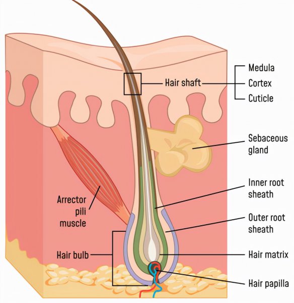 人的头发大概有多少根头发