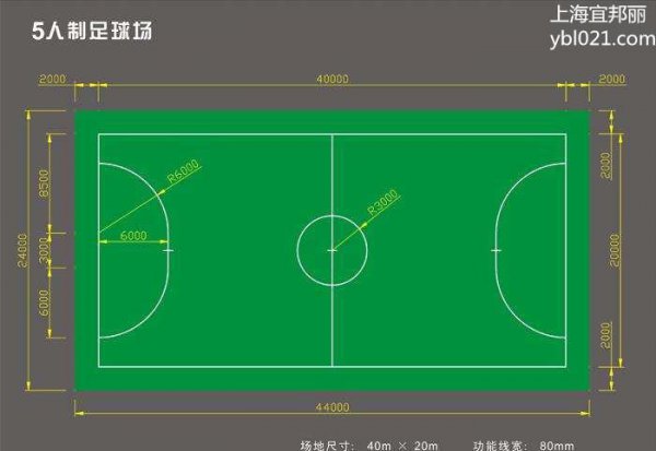 排球场地标准尺寸