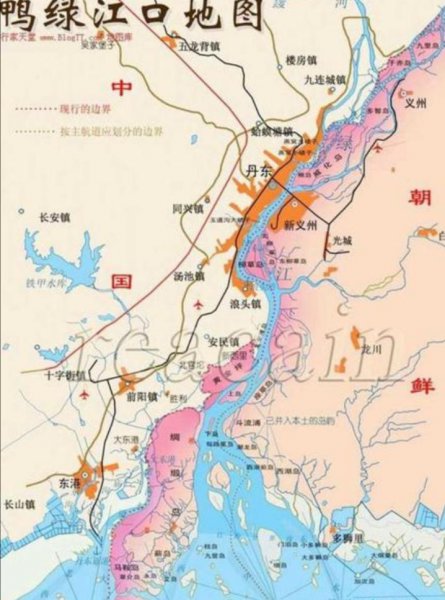 鸭绿江在哪个省的什么位置