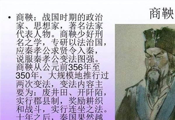 秦国商鞅为什么被处死