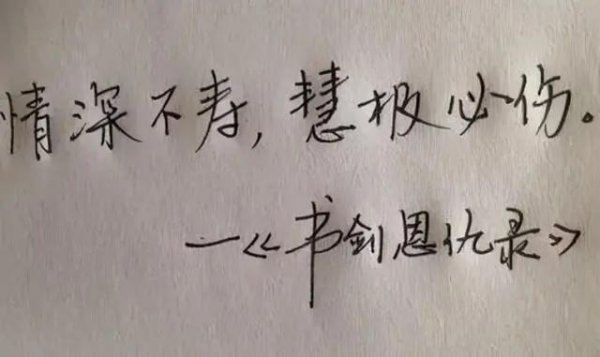 慧极必伤情深不寿什么意思