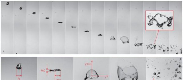 雨滴下落过程中是合滴还是分解
