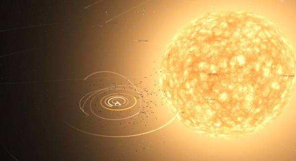 盾牌座UY放在比邻星会怎样