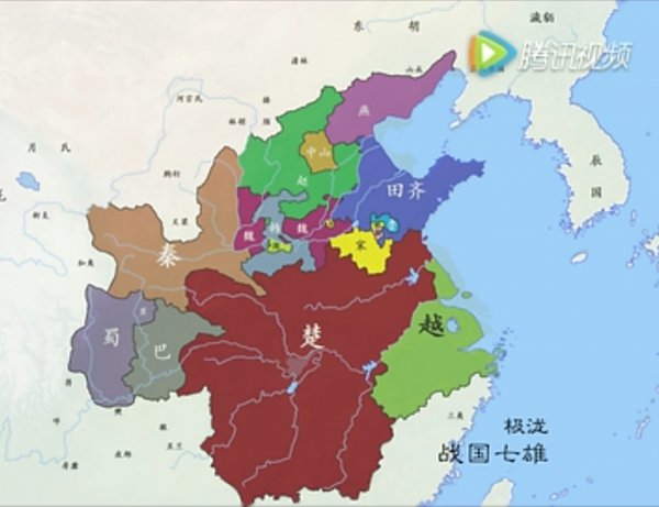 齐国巅峰时期的地图