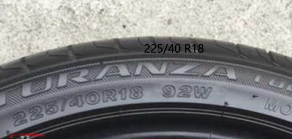 汽车轮胎上的数字和字母是什么意思