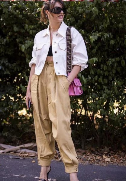 工装裤搭配什么上衣