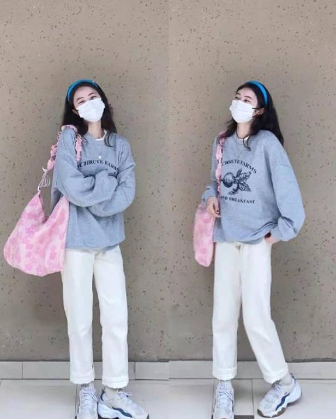 卫衣怎么搭配下身好看