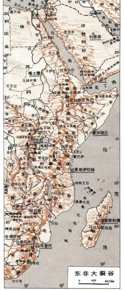 东非大裂谷形成的原因