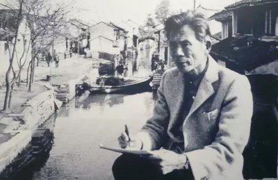 吴冠中江南水乡水墨画 吴冠中江南水乡系列作品