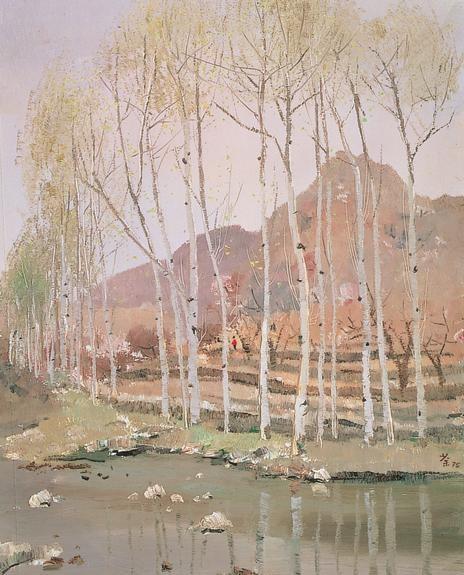 吴冠中江南水乡水墨画