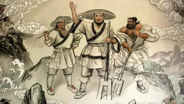 大禹治水三过家门而不入的故事