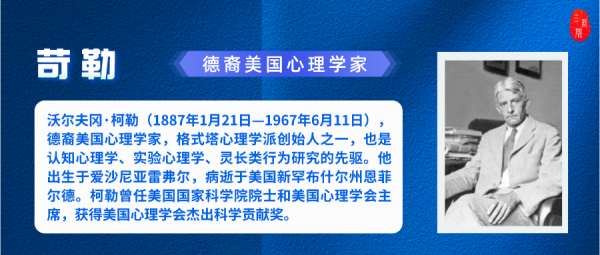 格式塔心理学的代表人物是谁