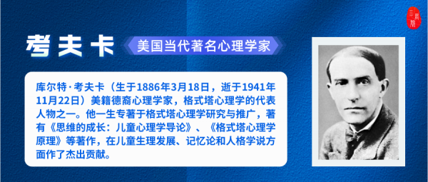 格式塔心理学的代表人物是谁