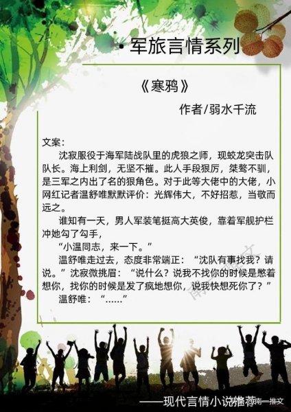 经典的军旅言情小说强烈推荐