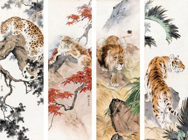 中国近现代山水画家