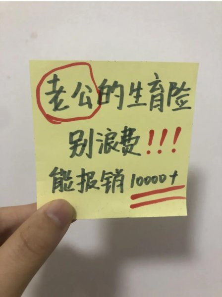 女方无生育险男方报销流程