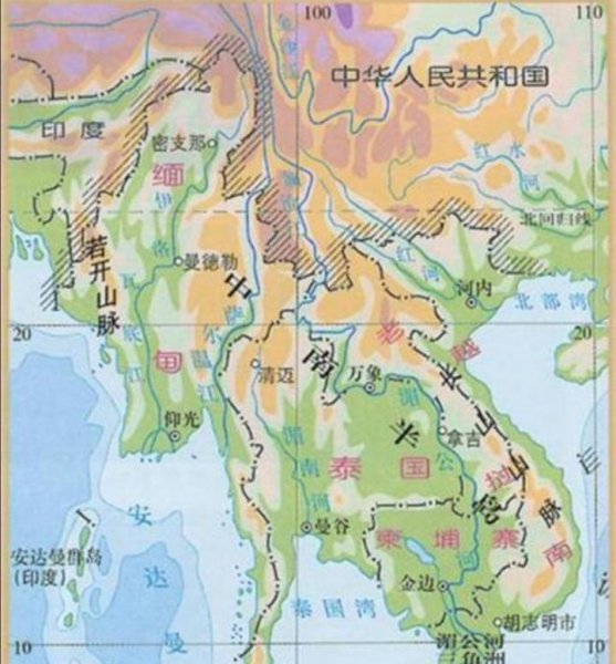 湄公河的流向是自哪向哪