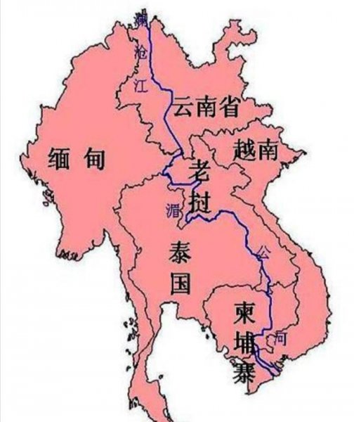 湄公河的流向是自哪向哪