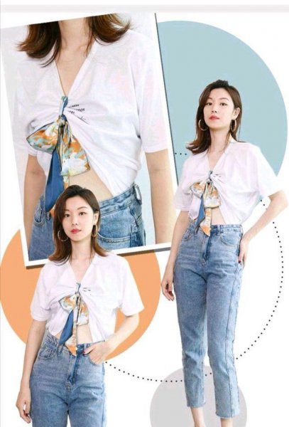 衣服太长怎么打结好看