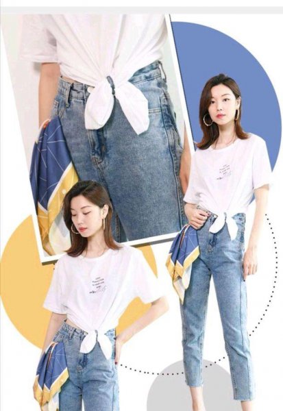 衣服太长怎么打结好看