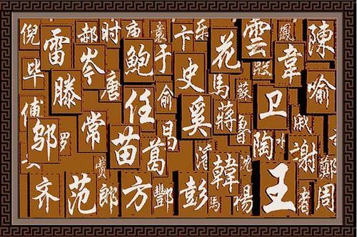 少数民族姓氏有哪些举例