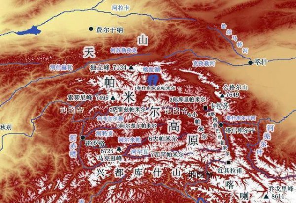 帕米尔高原在哪个省的地方