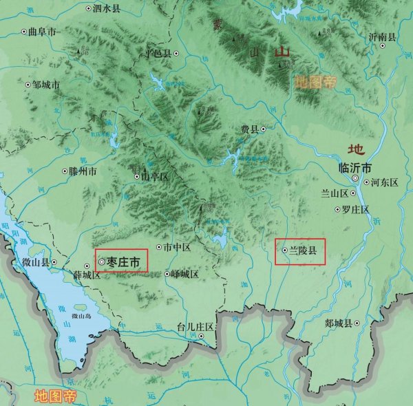 枣庄以前叫兰陵吗