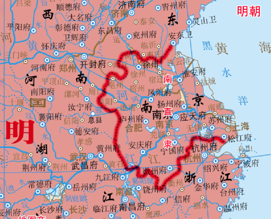 明朝的两京十三省分别是指哪里