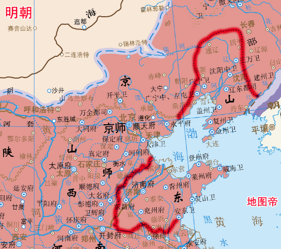 明朝的两京十三省分别是指哪里