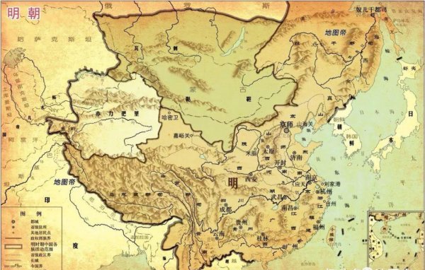 明朝的两京十三省分别是指哪里