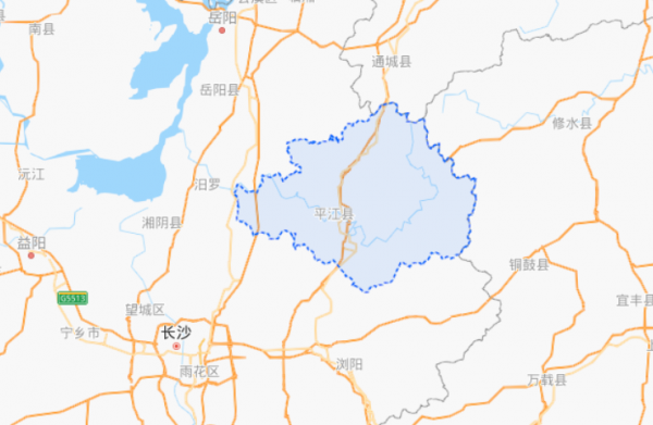 平江县属于哪个市管辖