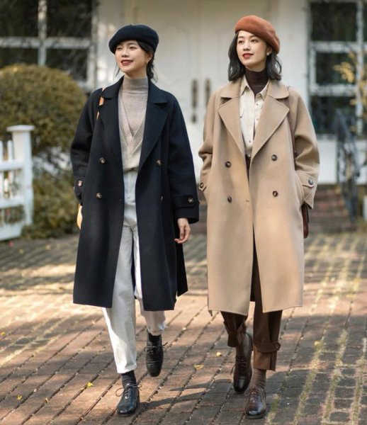 黑色衣服配什么颜色裤子好看图片