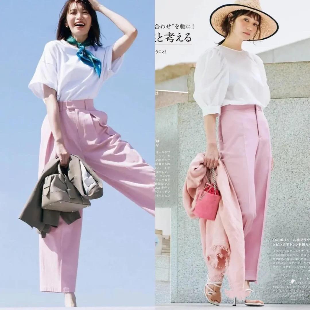 白色短袖搭配什么颜色裤子