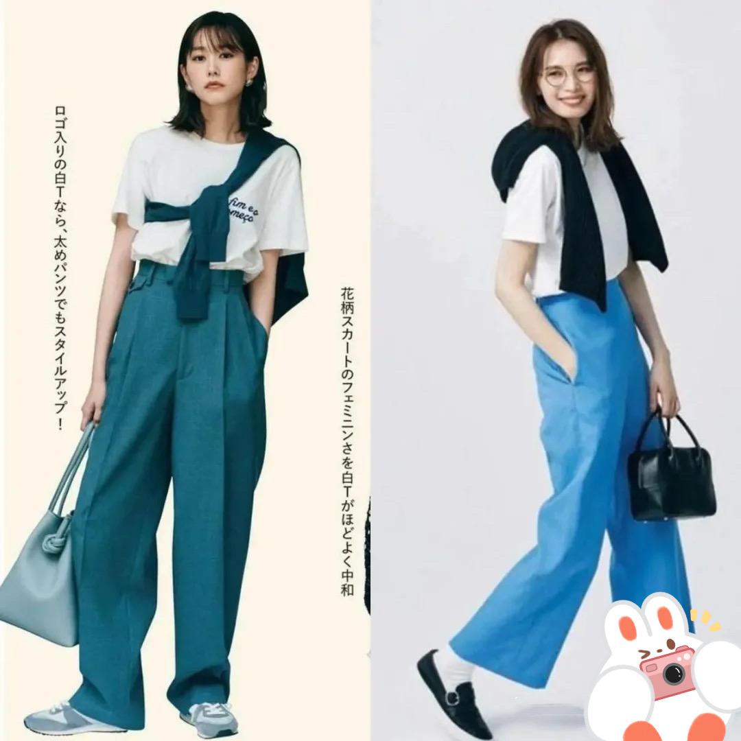 白色短袖搭配什么颜色裤子