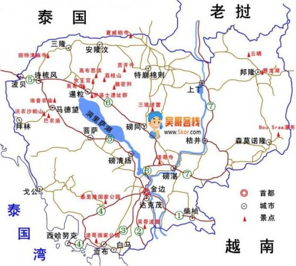 柬埔寨面积和人口是多少