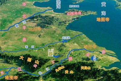 安徽省在地图上什么位置 安徽省简称、面积及其地理位置