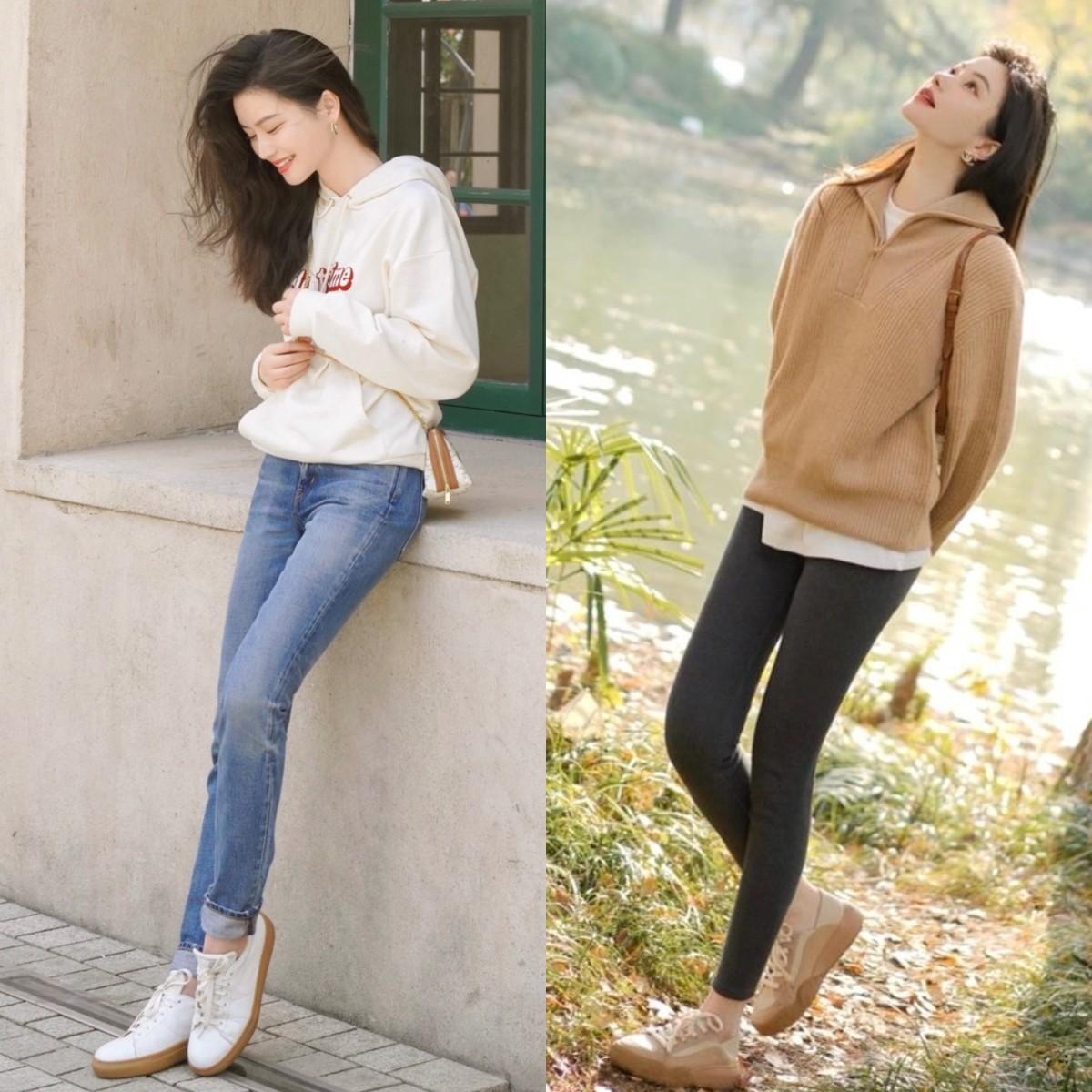 卫衣下面穿什么裤子最好看