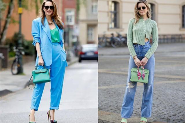 绿色上衣搭配什么颜色裤子好看