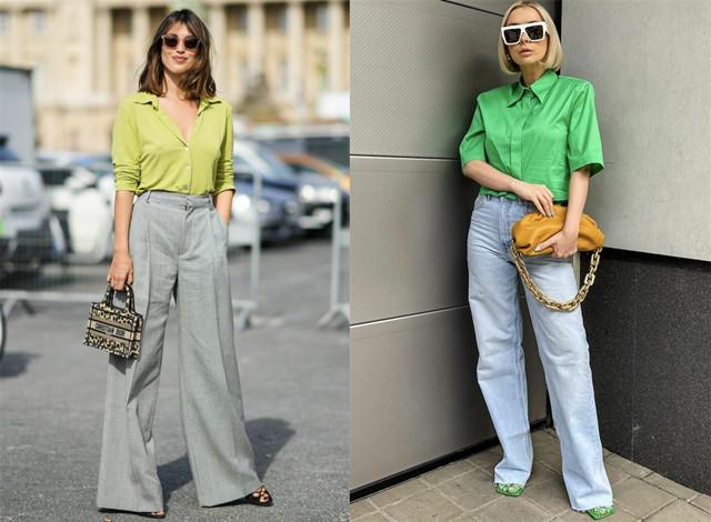 绿色上衣搭配什么颜色裤子好看