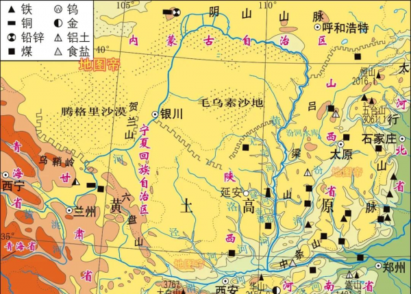 黄土高原的范围有多大