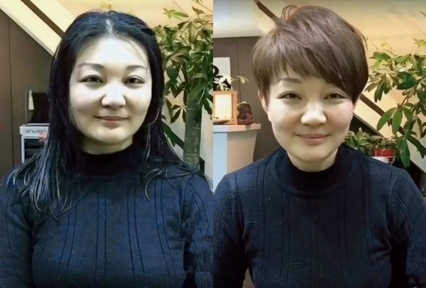 脖子短脸大的女生适合什么发型