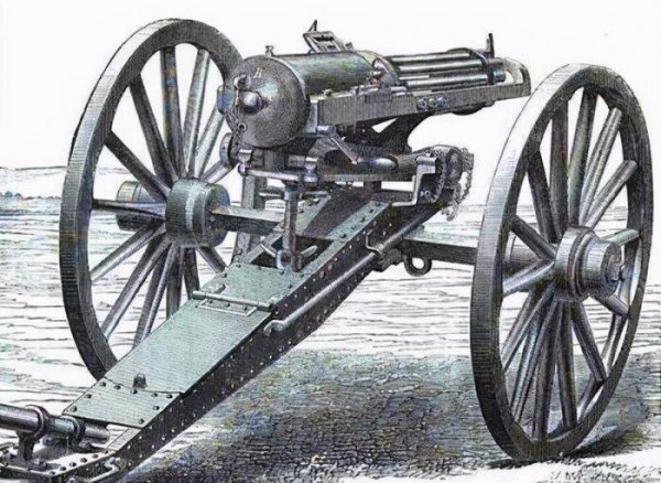 加特林是什么时候发明的机枪