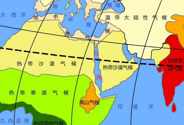 红海盐度高的原因