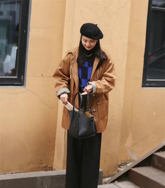 长风衣搭配什么裤子和鞋子