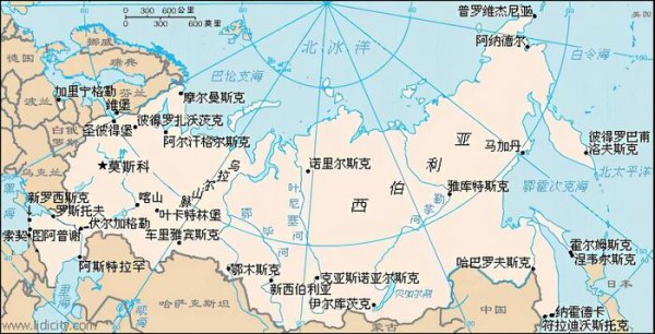 俄罗斯地理位置和自然环境特征