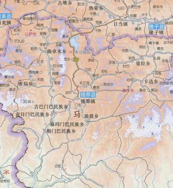 西藏山南市错那县海拔多少米