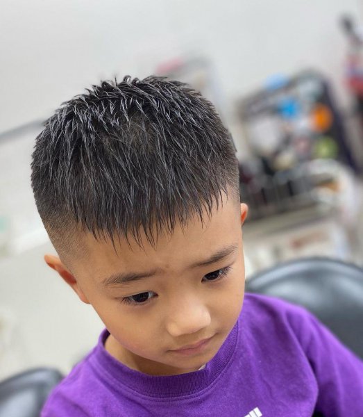 10岁一12岁男童发型